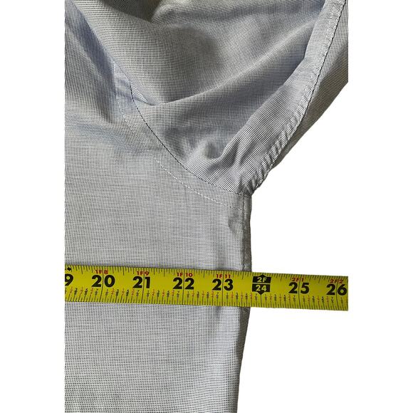 Bruun & Stengade Blue Easy Care Cotton Button Up Shirt Men's Size 17.5/44 | 1-20 - Picture 6 of 7